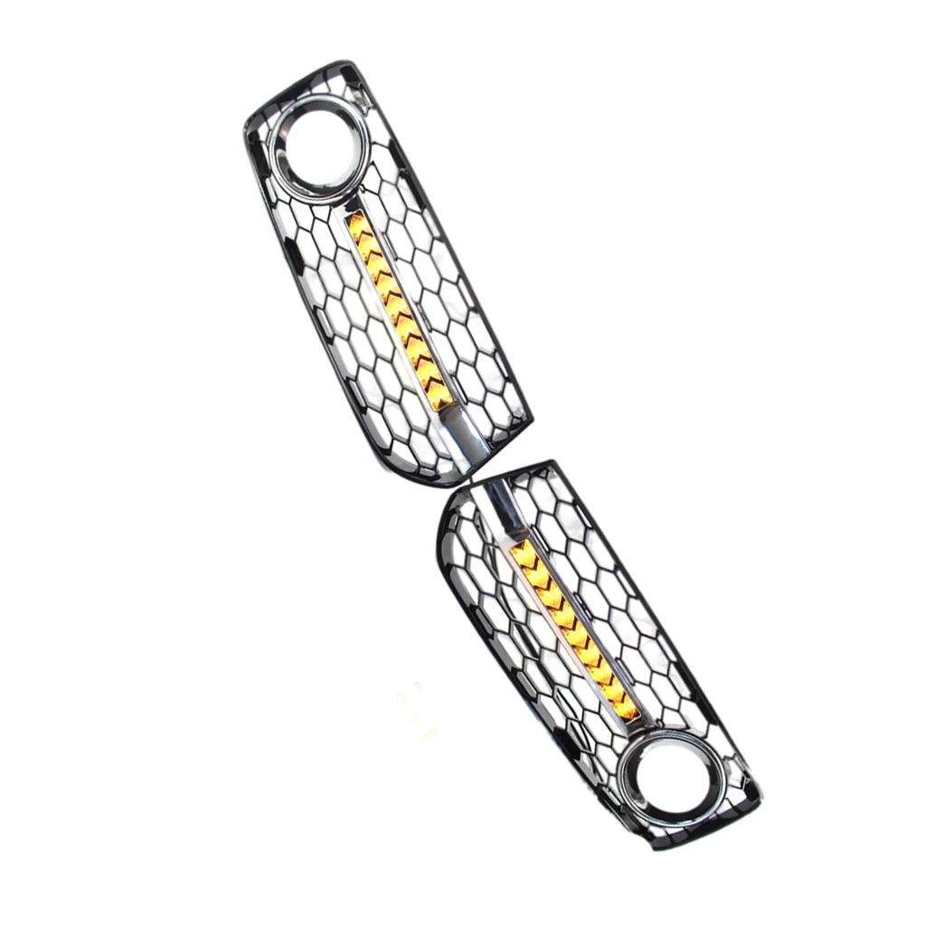 2Pcs Car Front ABS Left and Right Fog Light Lower Grille Cover & LED Lights Kit for Audi A5 S Line S5 B8 RS5 2008-2012 Parts
2Pcs Car Front ABS Left and Right Fog Light Lower Grille Cover & LED Lights Kit for Audi A5 S Line S5 B8 RS5 2008-2012 Parts