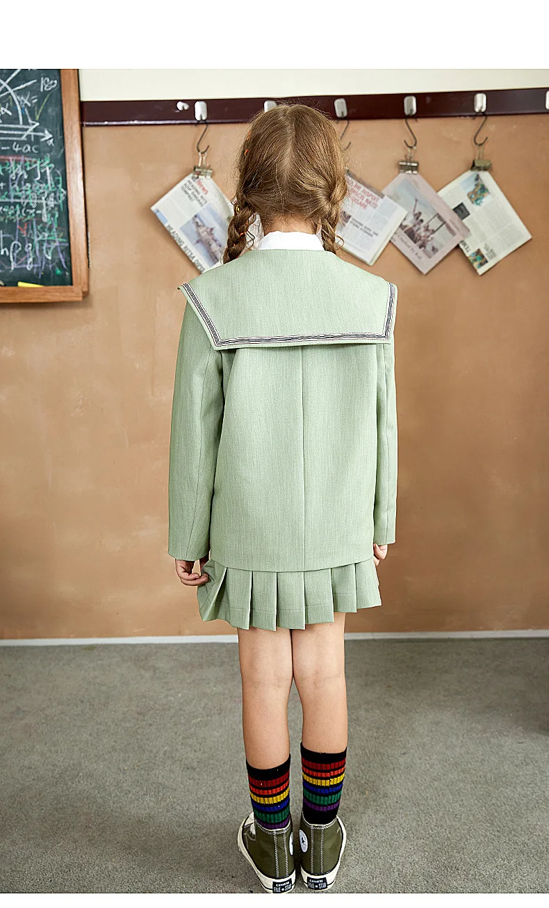 2 Piece Children's Formal Skirt Coats Suit For Girls Autumn Winter 3-14y Warm Turn Down Collar Outwear Big Girls School Uniform
2 Piece Children's Formal Skirt Coats Suit For Girls Autumn Winter 3-14y Warm Turn Down Collar Outwear Big Girls School Uniform