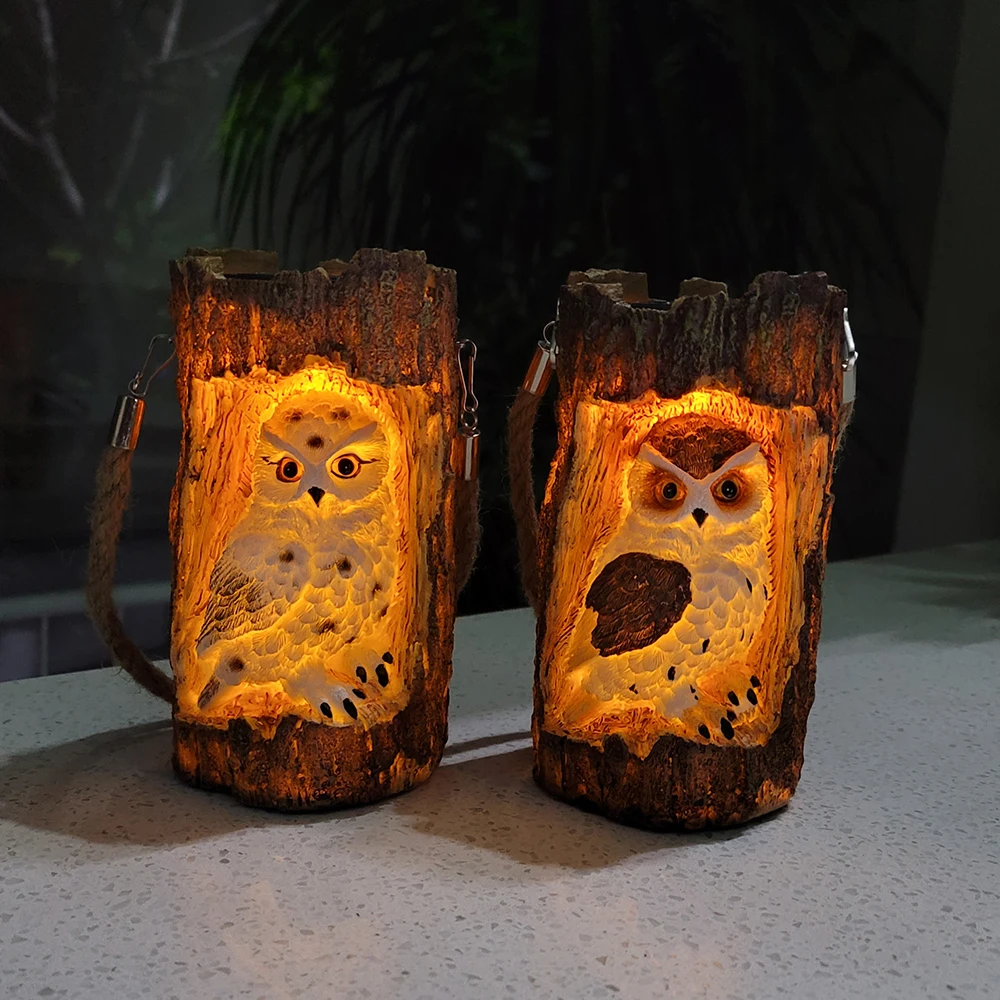 2 Kinds New Creative Solar Lights Garden Owl Tree Stump LED Lights Porch Lawn Ornament Lamp Outdoor Decorative Solar Lights
2 Kinds New Creative Solar Lights Garden Owl Tree Stump LED Lights Porch Lawn Ornament Lamp Outdoor Decorative Solar Lights