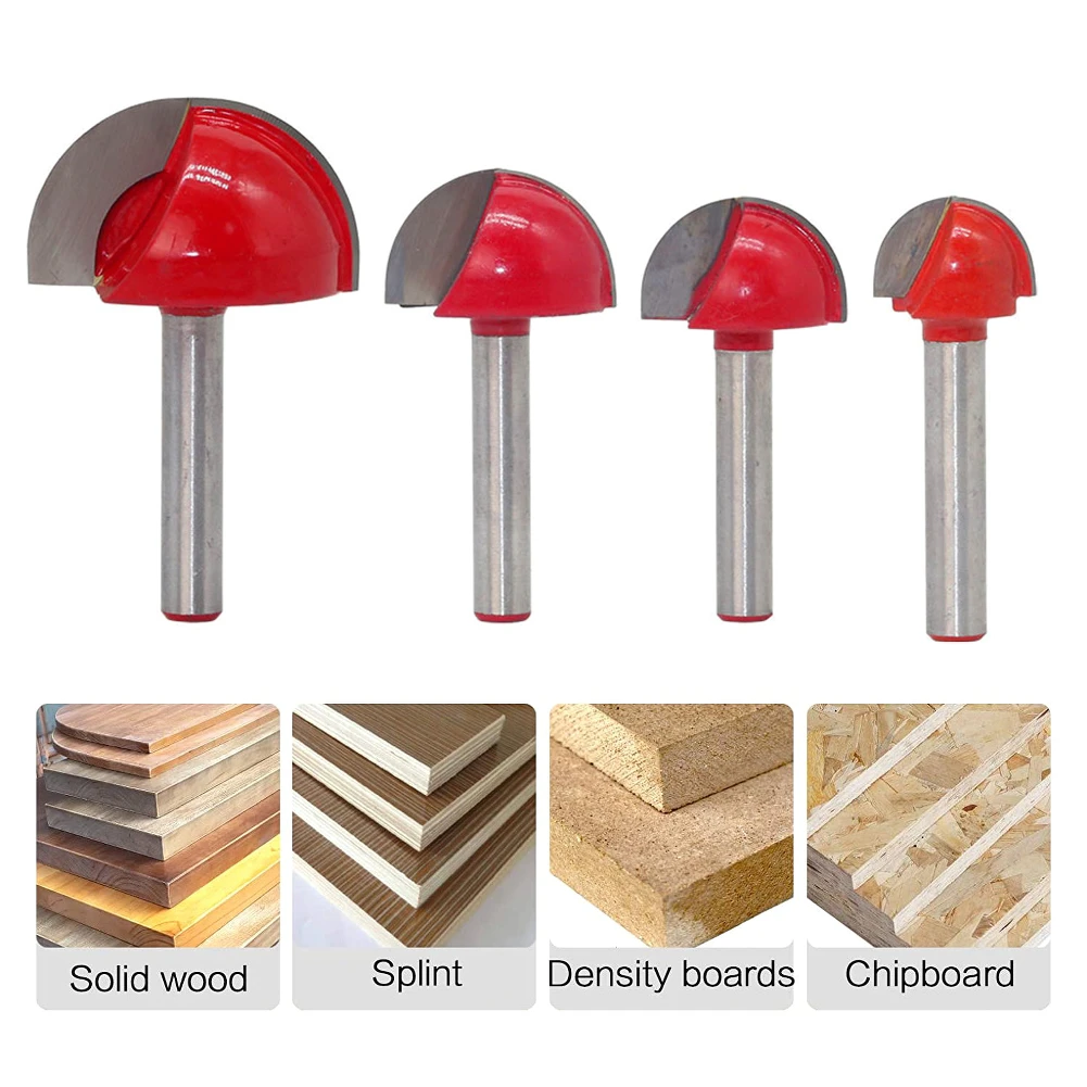 6mm Shank Ball Nose End Mill Wood Router Bit Set Round Cove CNC Milling Cutter Radius Core Box Solid Carbide Woodworking Tools
6mm Shank Ball Nose End Mill Wood Router Bit Set Round Cove CNC Milling Cutter Radius Core Box Solid Carbide Woodworking Tools