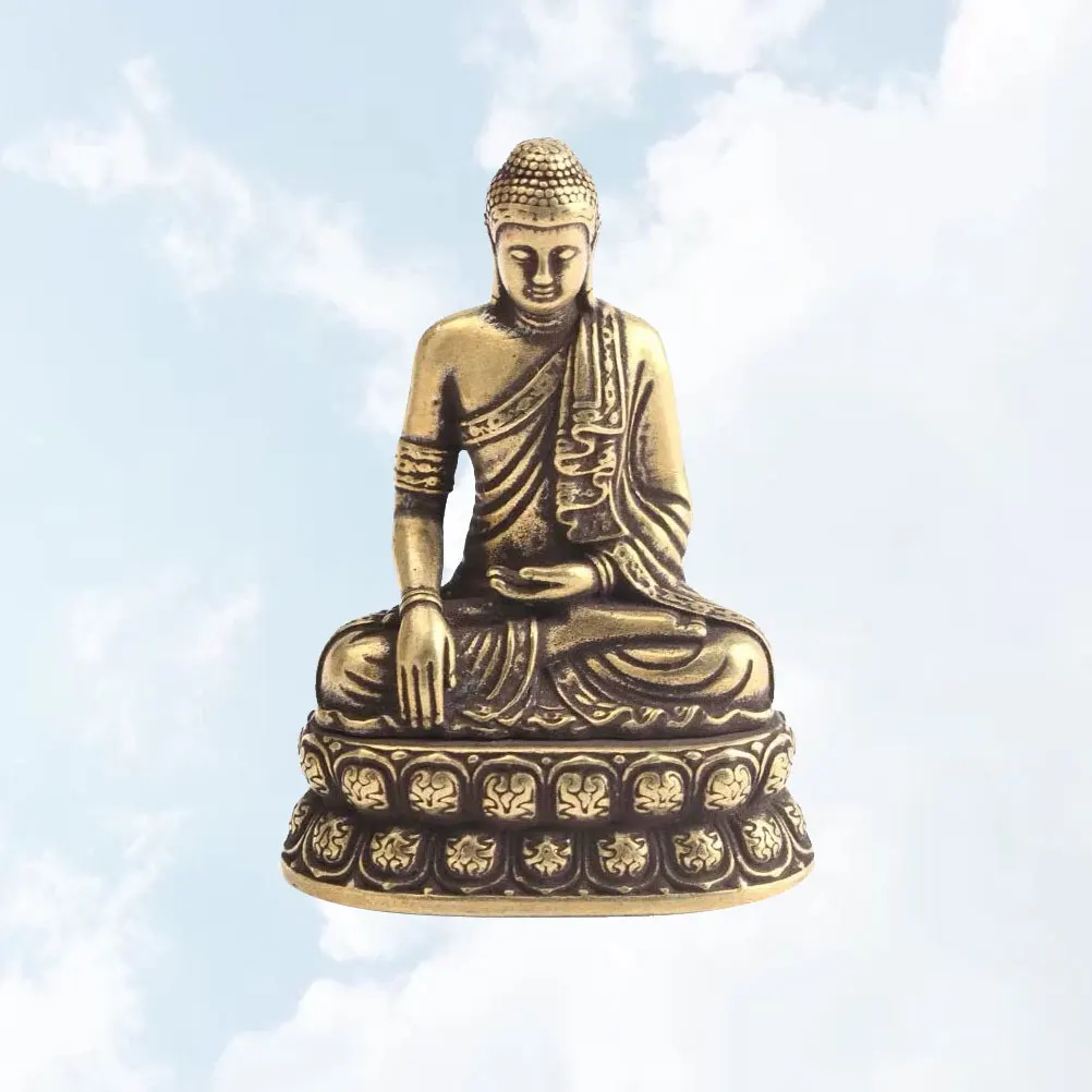 Brass Sakyamuni Crafts Statue Home Office Decoration Pure Copper Sakyamuni Buddha Statue Feng Shui Statue Crafts Decoration
Brass Sakyamuni Crafts Statue Home Office Decoration Pure Copper Sakyamuni Buddha Statue Feng Shui Statue Crafts Decoration