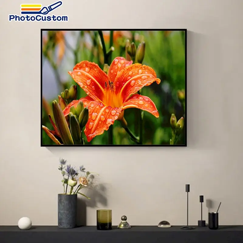 PhotoCustom Painting By Numbers Flowers Kit Drawing On Canvas Wall Art HandPainted Home Decor DIY Gift
PhotoCustom Painting By Numbers Flowers Kit Drawing On Canvas Wall Art HandPainted Home Decor DIY Gift