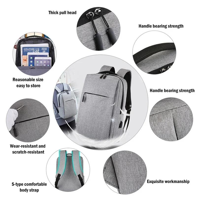 2021 Hot Backpack Men USB Charging Waterproof 15.6 Inch Laptop Casual Oxford Male Business Bag Computer Notebook Backpacks
2021 Hot Backpack Men USB Charging Waterproof 15.6 Inch Laptop Casual Oxford Male Business Bag Computer Notebook Backpacks