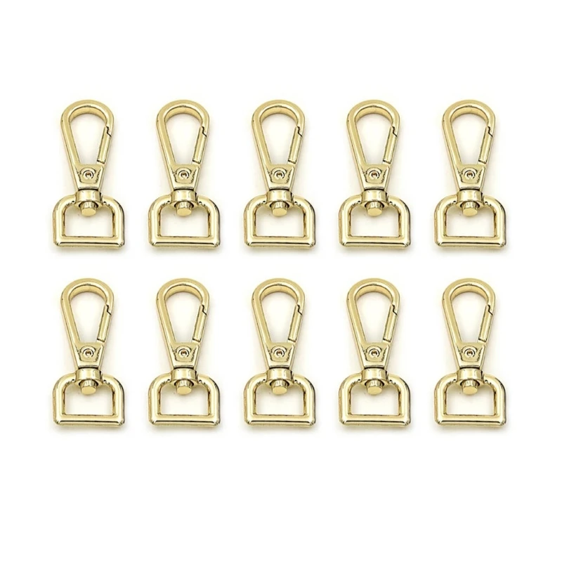 2021 New 10Pcs Metal Swivel Clasps D Rings for Handbag Purse Strap Backpack DIY Craft
2021 New 10Pcs Metal Swivel Clasps D Rings for Handbag Purse Strap Backpack DIY Craft