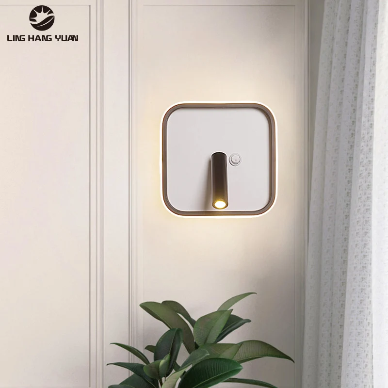 Home Lighting Modern LED Wall Lamps Bedside Lights for Living Room Bedroom Study Room Wall Lights Indoor with Switch Wall Light 
Home Lighting Modern LED Wall Lamps Bedside Lights for Living Room Bedroom Study Room Wall Lights Indoor with Switch Wall Light
