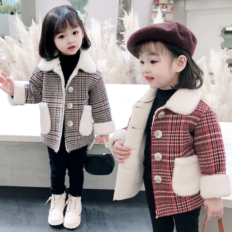 Autumn and Winter Girls' Coat New Korean Style Fleece-Lined Children's Thickened Winter Clothes Children's Clothing
Autumn and Winter Girls' Coat New Korean Style Fleece-Lined Children's Thickened Winter Clothes Children's Clothing
