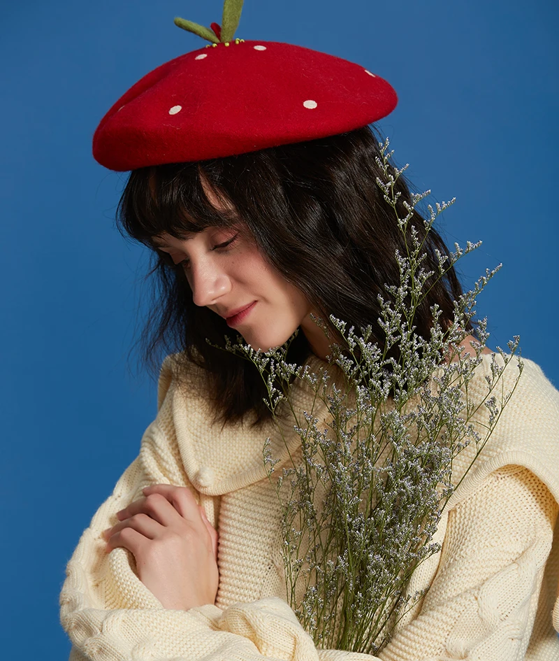 Шерстяной фетровый зеленый берет милый комикс кон Кепка Харадзюку красная шляпа подарок на день рождения
Шерстяной фетровый зеленый берет милый комикс кон Кепка Харадзюку красная шляпа подарок на день рождения