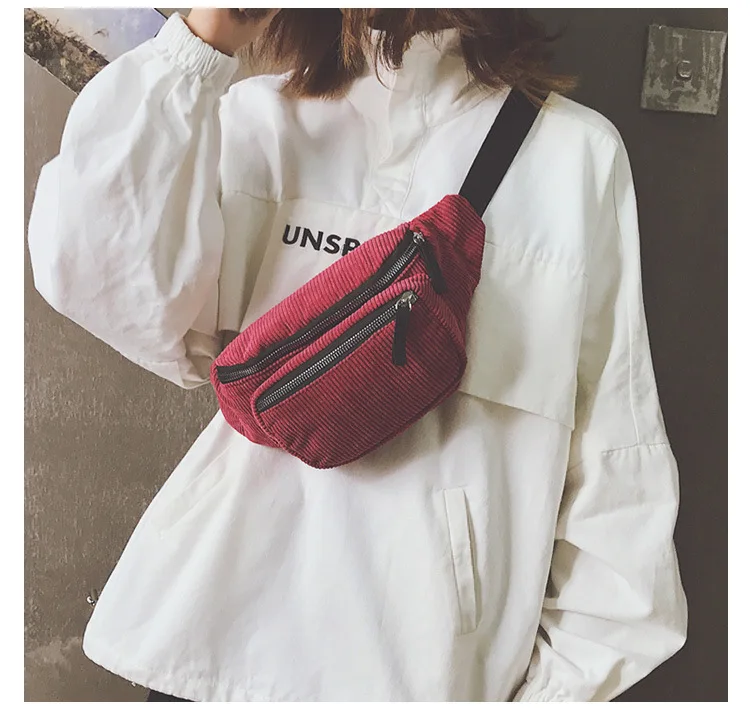 Ladies Designer Canvas Fanny Pack Fashion Street Money Banana Phone Chest Bag Bum Belt BagsWomen Men Corduroy Waist Bag
Ladies Designer Canvas Fanny Pack Fashion Street Money Banana Phone Chest Bag Bum Belt BagsWomen Men Corduroy Waist Bag