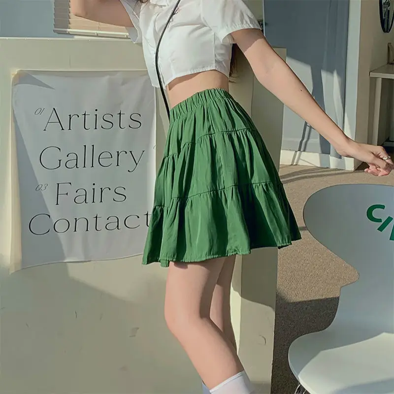 HOUZHOU Mini Skirts Women Harajuku Patchwork High Waisted A-line Short Skirt Summer Korean Fashion Preppy Style School Girls
HOUZHOU Mini Skirts Women Harajuku Patchwork High Waisted A-line Short Skirt Summer Korean Fashion Preppy Style School Girls