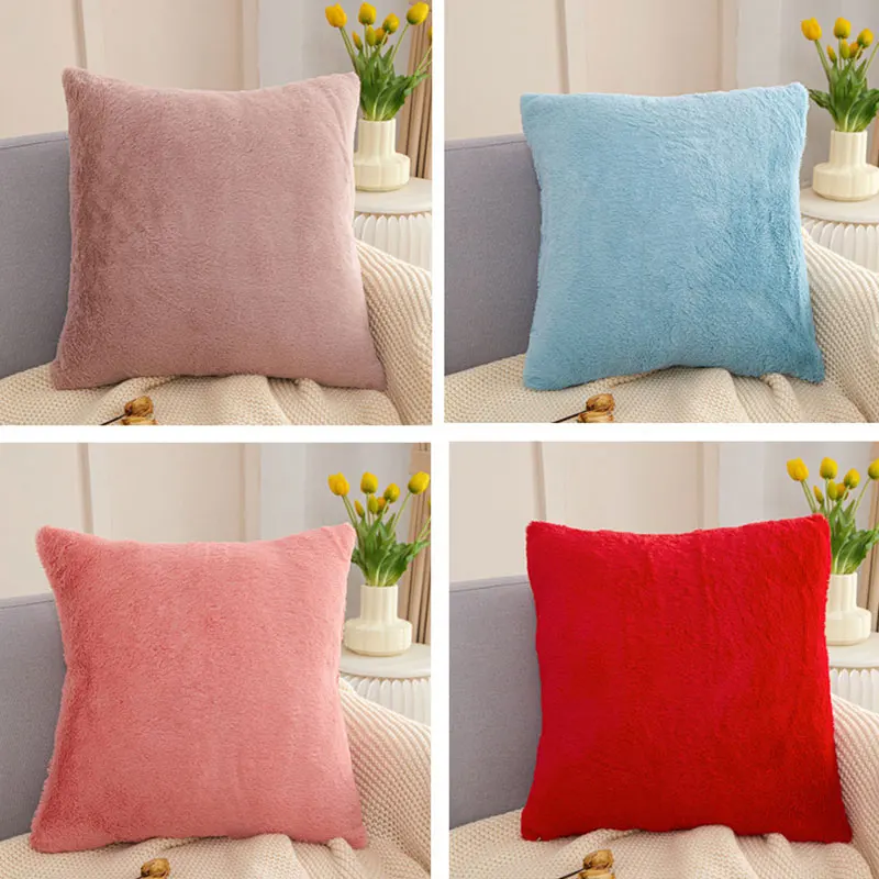 Home Decoration Pillowcase Autumn And Winter Plush Solid Color Rabbit Fur Solid Color Pillowcase Soft Comfortable 45*45cm
Home Decoration Pillowcase Autumn And Winter Plush Solid Color Rabbit Fur Solid Color Pillowcase Soft Comfortable 45*45cm
