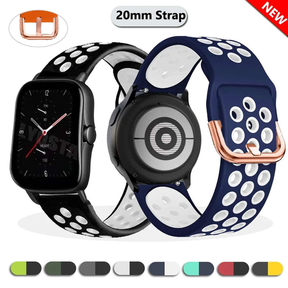 Ремешок силиконовый для Xiaomi Huami Amazfit GTS GTR 42 мм, браслет для часов Amazfit Bip U Bip S GTS 2e, 20 мм
Ремешок силиконовый для Xiaomi Huami Amazfit GTS GTR 42 мм, браслет для часов Amazfit Bip U Bip S GTS 2e, 20 мм