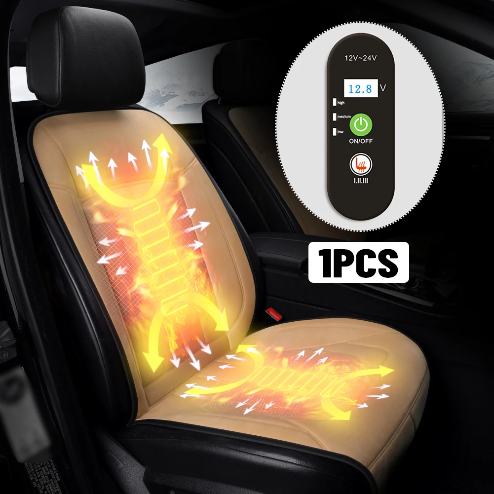 12V /24V Heating Car Seat Cover Heated Auto Front Seat Cushion Plush Heater Winter Warmer Control Electric Heating Protector Pad
12V /24V Heating Car Seat Cover Heated Auto Front Seat Cushion Plush Heater Winter Warmer Control Electric Heating Protector Pad