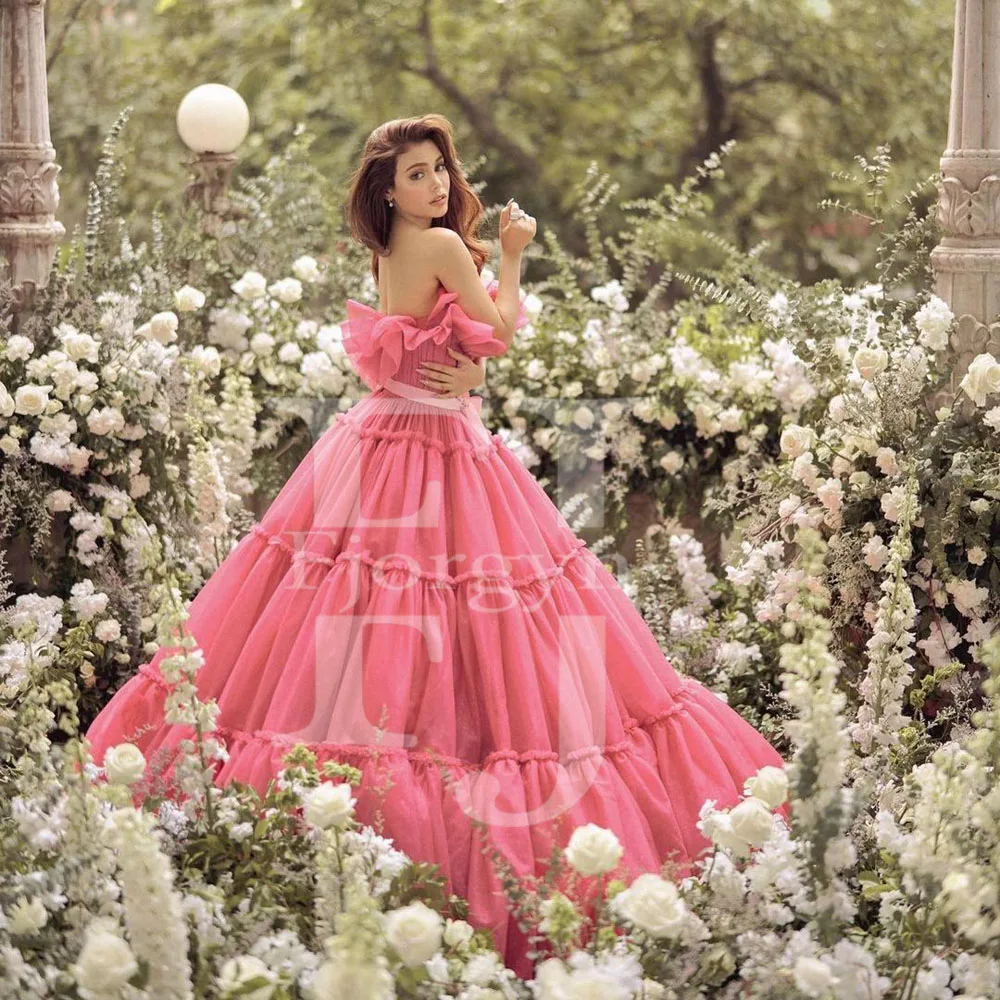 Vintage Pink A-Line Strapless Party Dresses 2021 Cusotm Made Sweep Train Evening Gowns Ruffles Zipper Back Floor Length
Vintage Pink A-Line Strapless Party Dresses 2021 Cusotm Made Sweep Train Evening Gowns Ruffles Zipper Back Floor Length