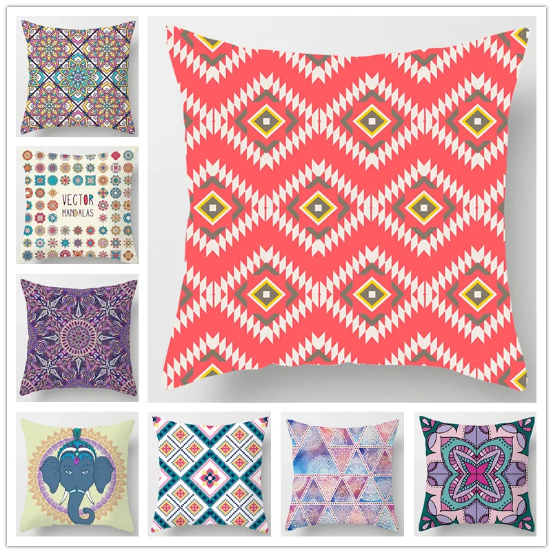 Decorative Ins Bohemian Pillow Cushion Cover Home Decor Polyester Velvet Mandala Sofa Car Cushion Covers Throw Pillows 45x45cm
Decorative Ins Bohemian Pillow Cushion Cover Home Decor Polyester Velvet Mandala Sofa Car Cushion Covers Throw Pillows 45x45cm