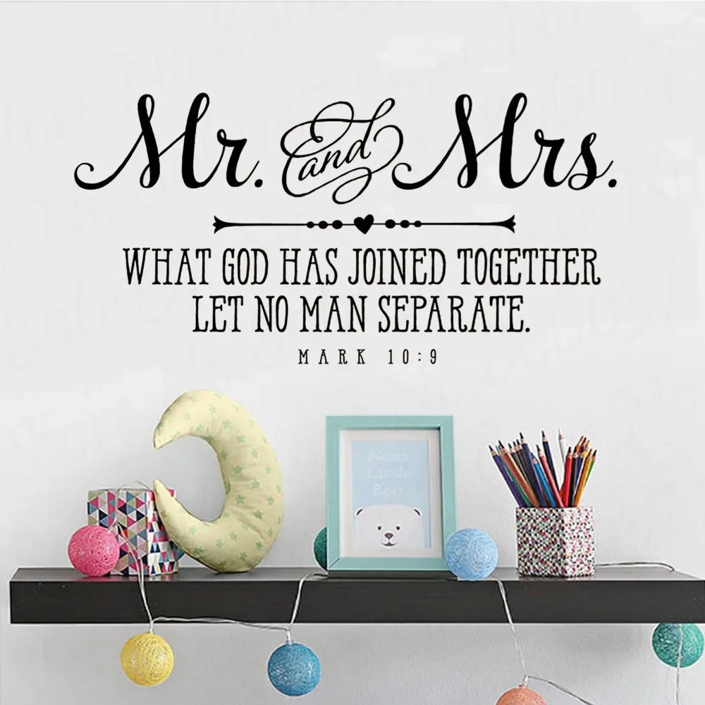 Home Decor Wall Decal Couple Love Bible Phrase Vinyl Sticker Bedroom Wedding WL1771
Home Decor Wall Decal Couple Love Bible Phrase Vinyl Sticker Bedroom Wedding WL1771