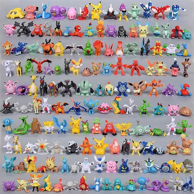 144PCS Different Styles 2.5-3cm Anime Pokemon Action Figure Anime Model Toys Figure Model Toy Collection Anime Doll Kid's Gift
144PCS Different Styles 2.5-3cm Anime Pokemon Action Figure Anime Model Toys Figure Model Toy Collection Anime Doll Kid's Gift