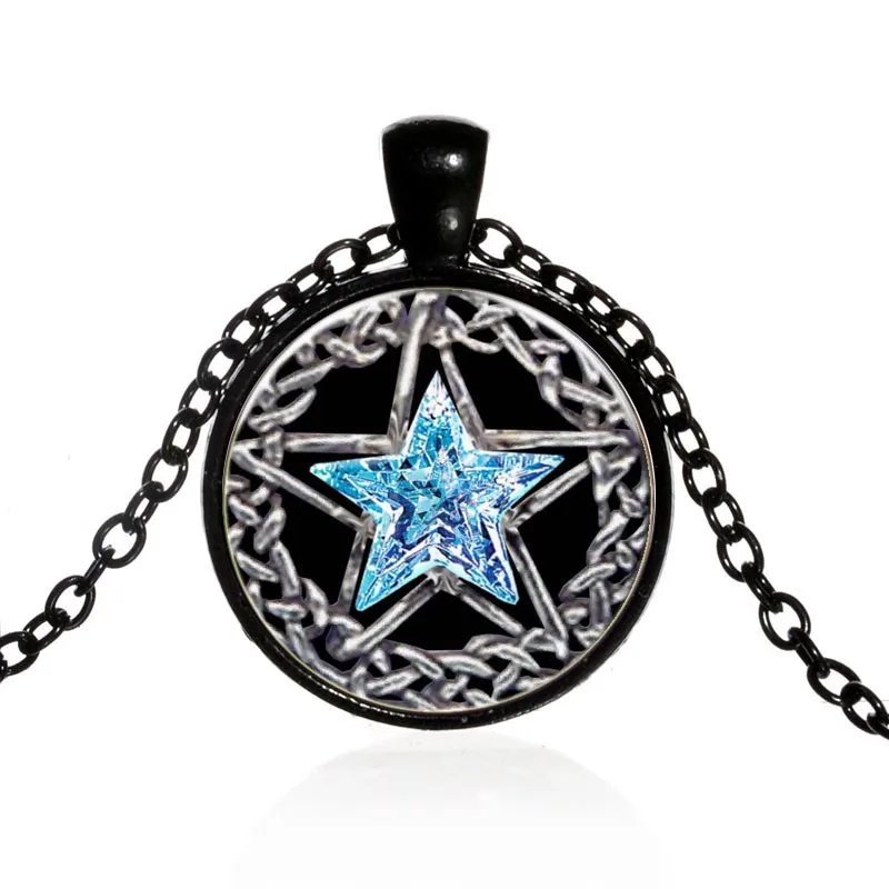 New Five-pointed Star Art Photo Cabochon Glass Pendant Necklace Pentagonal Jewelry Accessories for Women's Men's Creative Gifts
New Five-pointed Star Art Photo Cabochon Glass Pendant Necklace Pentagonal Jewelry Accessories for Women's Men's Creative Gifts