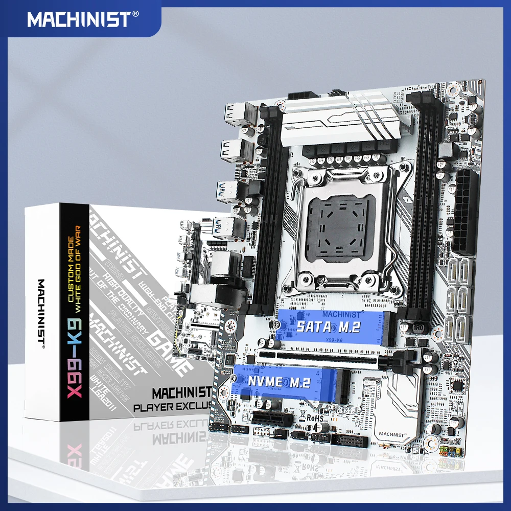 X99 Desktop motherboard LGA 2011-3 with dual M.2 NVME slot Support four channels DDR4 ECC SATA3.0 USB3.0 X99-K9 motherboards
X99 Desktop motherboard LGA 2011-3 with dual M.2 NVME slot Support four channels DDR4 ECC SATA3.0 USB3.0 X99-K9 motherboards