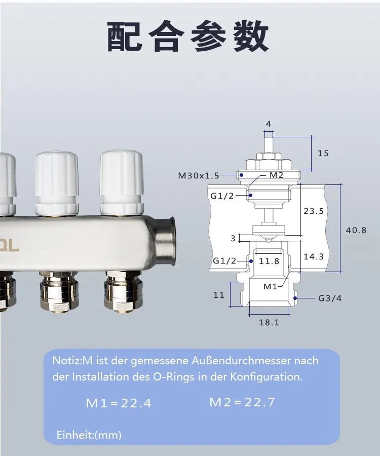 Valve Insert For Underfloor Heating Spreader/Heating Circuit Distributor Valve Core Cut-off Structure Automatic Spring Valve Cor
Valve Insert For Underfloor Heating Spreader/Heating Circuit Distributor Valve Core Cut-off Structure Automatic Spring Valve Cor
