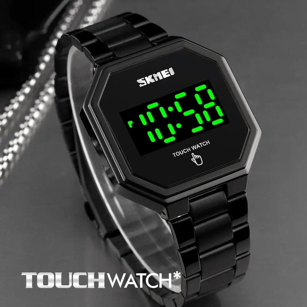SKMEI 1696 Men Touch Watch Fashion Simple LED Mens Digital Wristwatches Waterproof Male Watches Hour reloj hombre
SKMEI 1696 Men Touch Watch Fashion Simple LED Mens Digital Wristwatches Waterproof Male Watches Hour reloj hombre