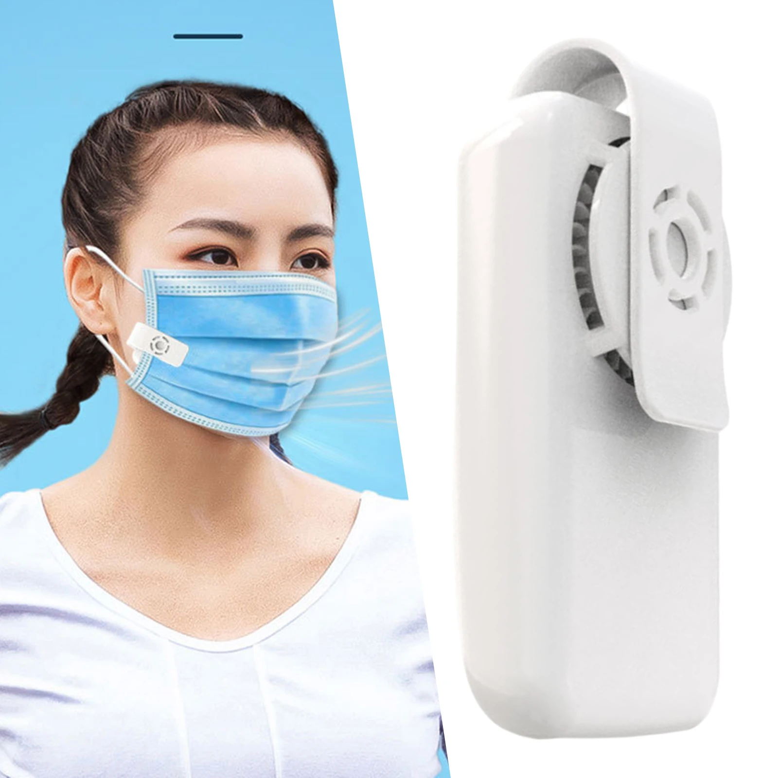 Masks Fan Clip Ventilation Cooling Portable Electric Mini Plastic Fan Air Purifiers for Outdoor Running Training
Masks Fan Clip Ventilation Cooling Portable Electric Mini Plastic Fan Air Purifiers for Outdoor Running Training