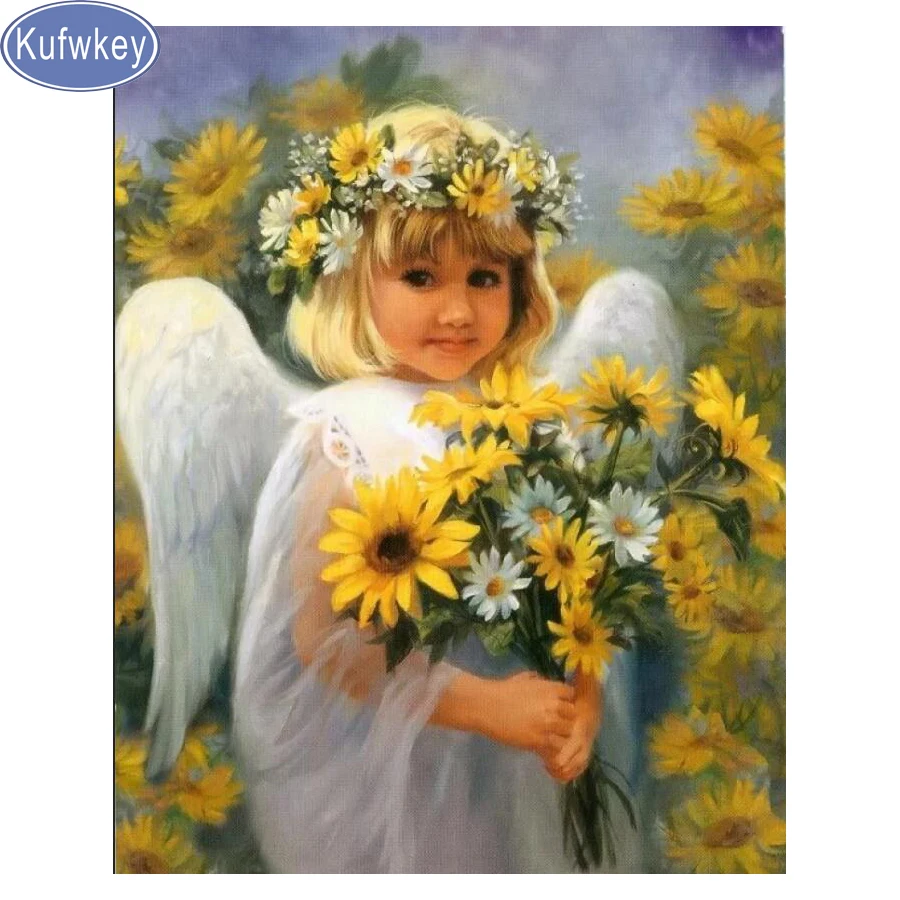 5D Diamond Embroidery Angel snunflower Cross Stitch DIY Diamond Painting flower Diamond Mosaic rhinestones art Home Decor gift
5D Diamond Embroidery Angel snunflower Cross Stitch DIY Diamond Painting flower Diamond Mosaic rhinestones art Home Decor gift