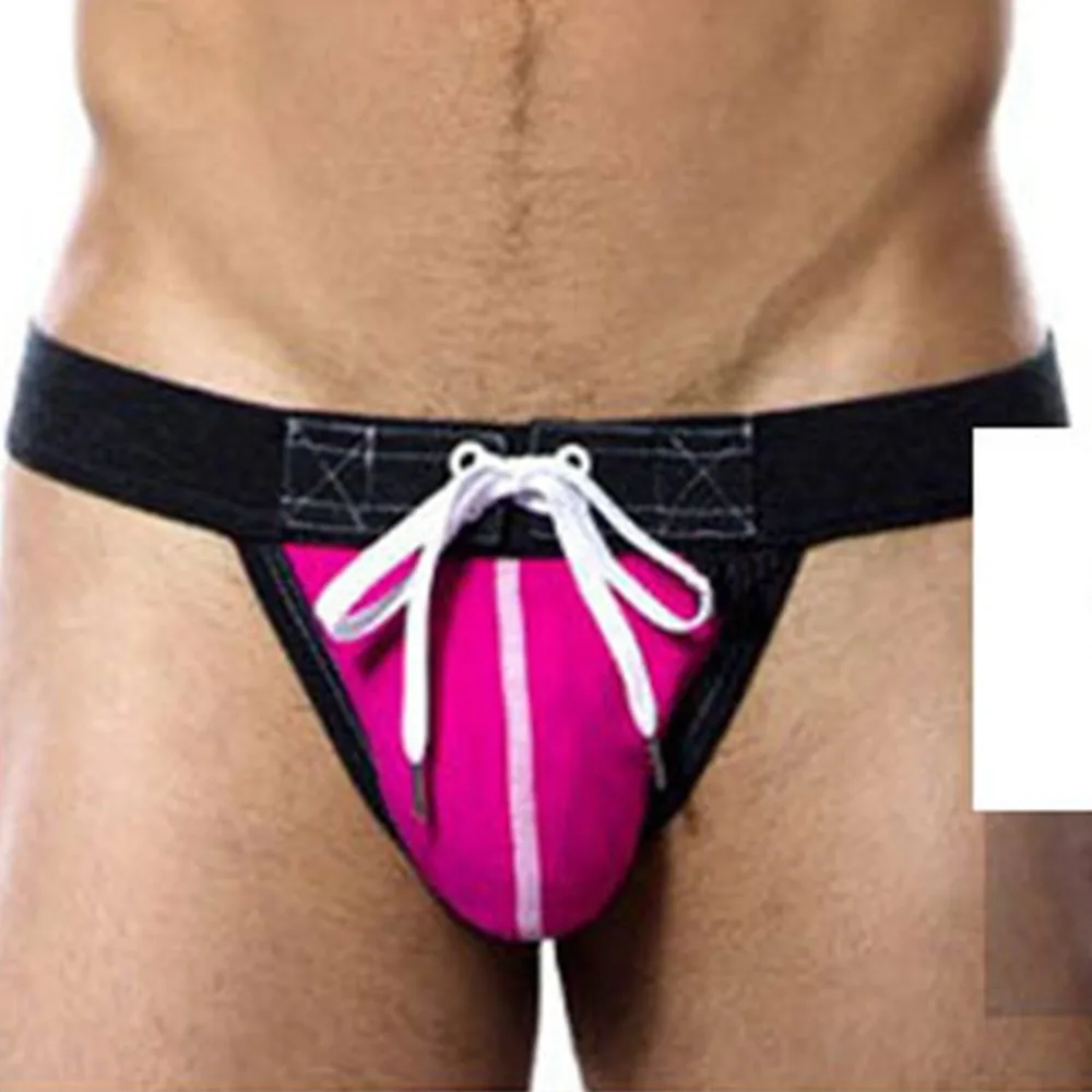Men Jockstrap Thong Lace Up Boxer Briefs G-String Underwear Panty Bikini Trunks Men's Sexy U-convex Thong Youth Double Thong
Men Jockstrap Thong Lace Up Boxer Briefs G-String Underwear Panty Bikini Trunks Men's Sexy U-convex Thong Youth Double Thong