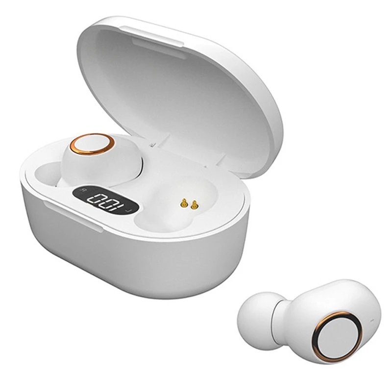2020 Новая беспроводная Bluetooth гарнитура двусторонние стерео наушники контактный