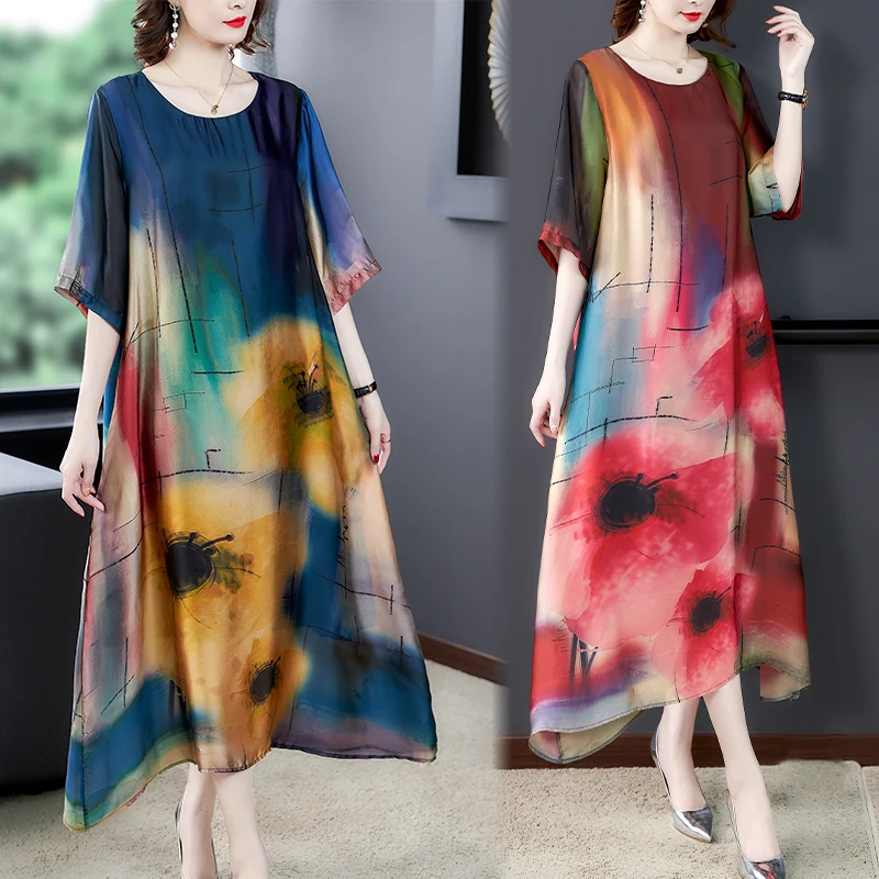 2021 Vintage Floral Chiffon Boho Beach Midi Sundress Summer Korea 4XL Plus Size Women Maxi Dresses Classy Bodycon Party Vestidos
2021 Vintage Floral Chiffon Boho Beach Midi Sundress Summer Korea 4XL Plus Size Women Maxi Dresses Classy Bodycon Party Vestidos