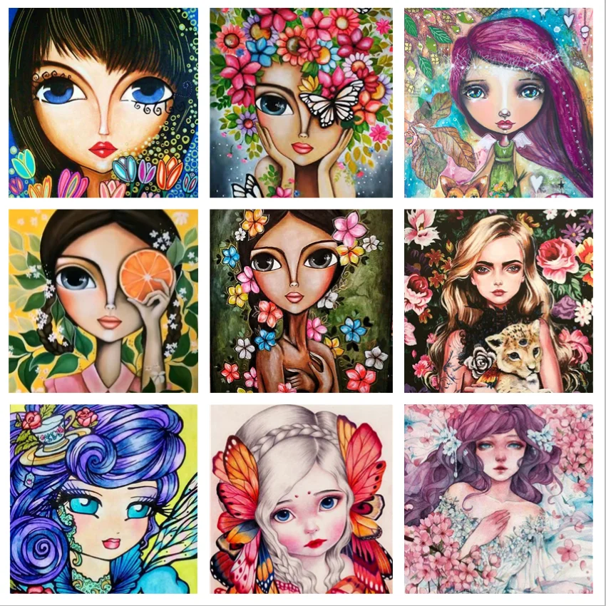 AB drill 5D DIY Mosaic Picture Crafts Art Hobby Diamond Painting Kit Big-eyed girl Diamond Embroidery Cross Stitch Home Decor
AB drill 5D DIY Mosaic Picture Crafts Art Hobby Diamond Painting Kit Big-eyed girl Diamond Embroidery Cross Stitch Home Decor