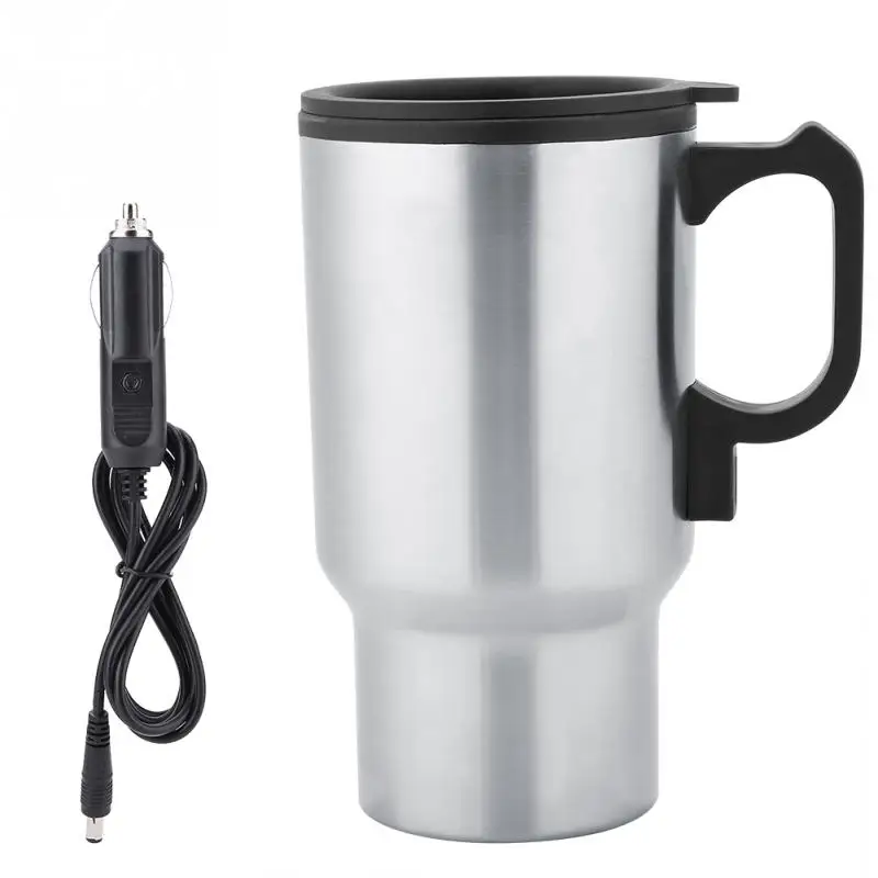 12V 450ml Electric Kettle Car Boiling Pot Stainless Steel Heating Cup With Car Charge Plug Home Travel Use Milk Tea Thermal Mug
12V 450ml Electric Kettle Car Boiling Pot Stainless Steel Heating Cup With Car Charge Plug Home Travel Use Milk Tea Thermal Mug