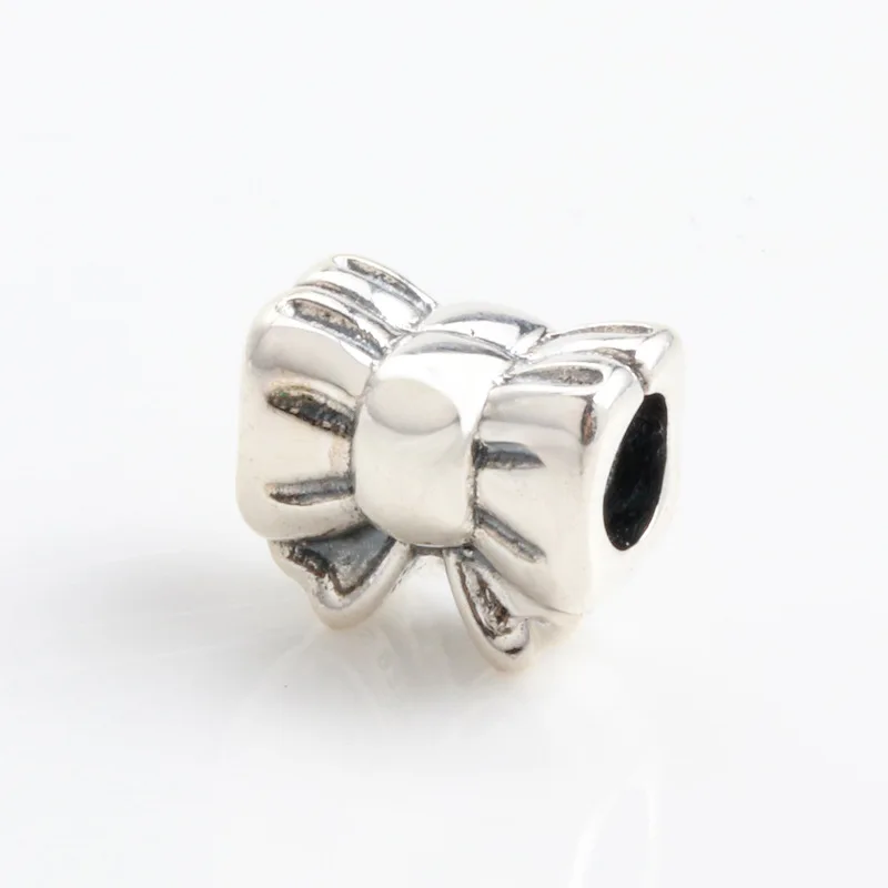 Amas 100% Authentic S925 sterling silver bow beaded Fit Original Bracelet Necklace DIY Jewelry
Amas 100% Authentic S925 sterling silver bow beaded Fit Original Bracelet Necklace DIY Jewelry