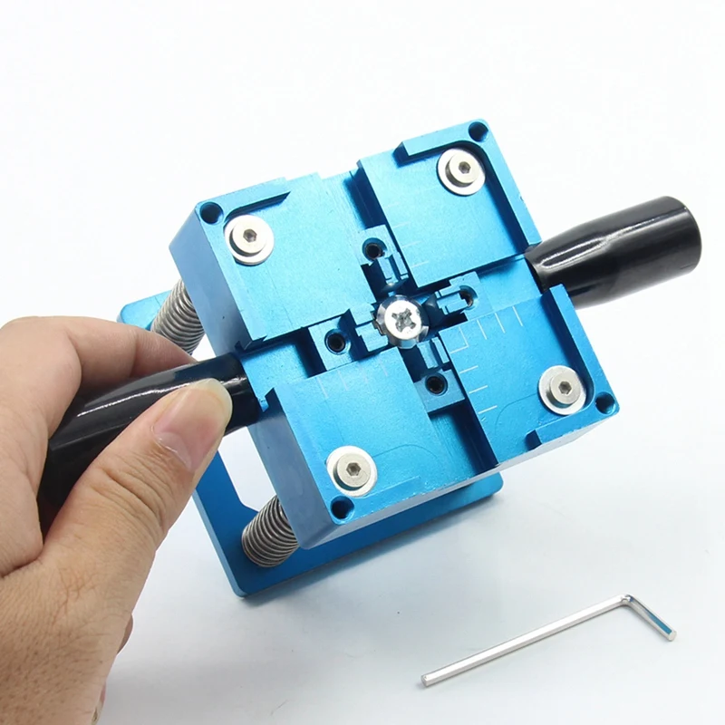 Blue Bga Reballing Kit 90x90Mm Bga Reballing Station With Hand Shank 10/Pcs Bga Universal Stencil