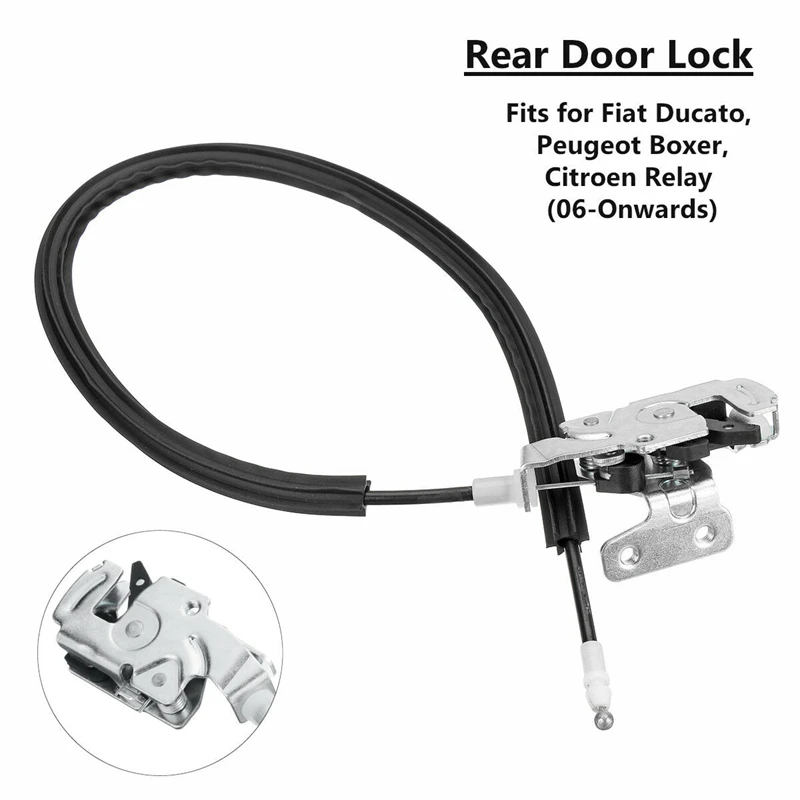 Rear Door Catch Lock Cable for Fiat Ducato Peugeot Boxer Citroen Relay 2006-18
Rear Door Catch Lock Cable for Fiat Ducato Peugeot Boxer Citroen Relay 2006-18