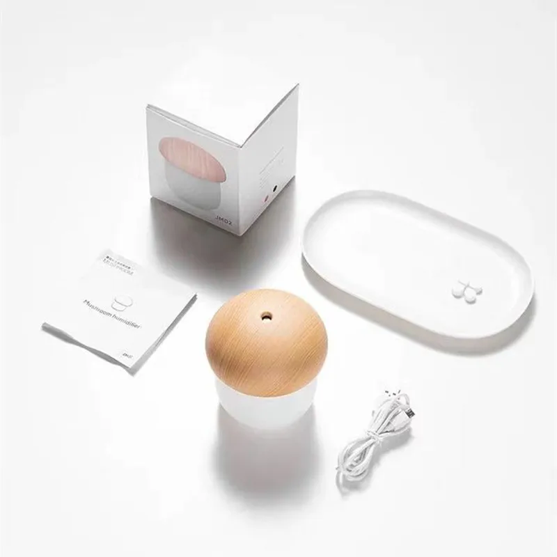 Wood Grain Mini Mushroom Humidifier Air Essential Oil Diffuser Aromatherapy Humidifier Ultrasonic USB Mist Maker with Warm Light
Wood Grain Mini Mushroom Humidifier Air Essential Oil Diffuser Aromatherapy Humidifier Ultrasonic USB Mist Maker with Warm Light