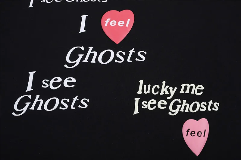 Oversize 3D printing Luck Me I see Ghosts T-shirt Men Women KIDS SEE GHOSTS T-shirts Streetwear Tops Tee
Oversize 3D printing Luck Me I see Ghosts T-shirt Men Women KIDS SEE GHOSTS T-shirts Streetwear Tops Tee