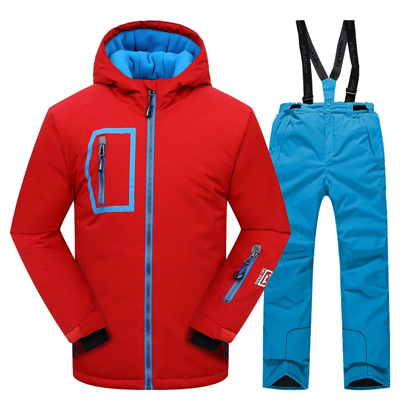 Boys Ski Suits Waterproof Jacket Pants Warm Children Set Winter Ski Snowboard Suit Thicken Boys Clothing Outdoor
Boys Ski Suits Waterproof Jacket Pants Warm Children Set Winter Ski Snowboard Suit Thicken Boys Clothing Outdoor