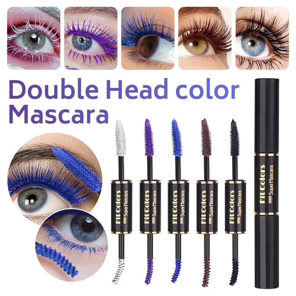 Colorful Curling Mascara Double-Head Spiral Brush Mascara Waterproof Lasting Thick Natural Lashes Extension Eye Makeup Tool
Colorful Curling Mascara Double-Head Spiral Brush Mascara Waterproof Lasting Thick Natural Lashes Extension Eye Makeup Tool