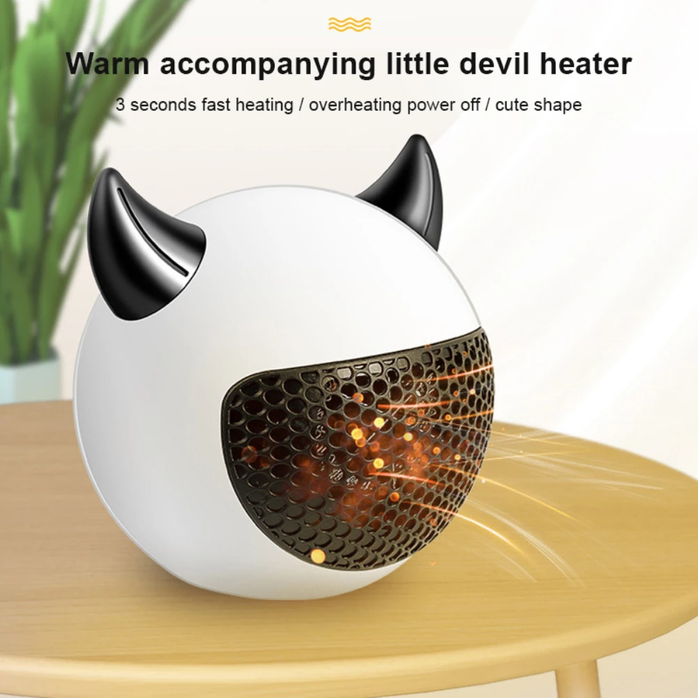 Cartoon Devil Electric Heater Desktop Warm Air Blower Portable Bedroom Home Air Heater 220V Warmer Machine For Kids Winter Gifts
Cartoon Devil Electric Heater Desktop Warm Air Blower Portable Bedroom Home Air Heater 220V Warmer Machine For Kids Winter Gifts