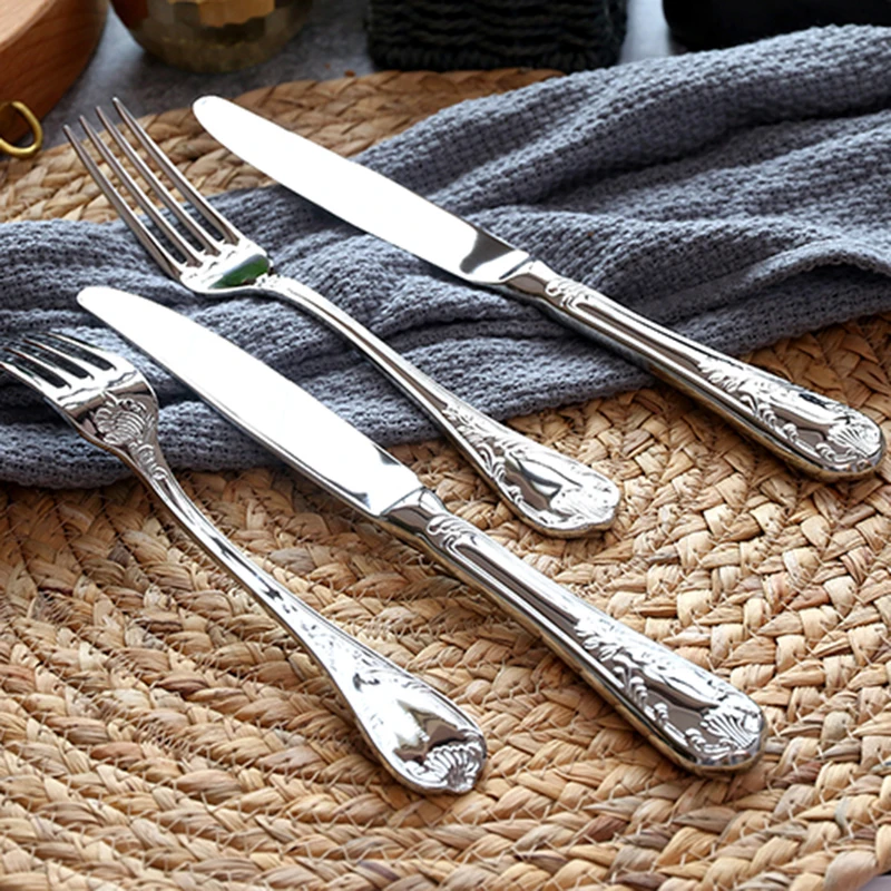 Europe 304 Stainless Steel Cutlery Set Luxury Modern Fashion Eco Friendly Tableware Set Cuberteria Wedding Decoration EC50cj
Europe 304 Stainless Steel Cutlery Set Luxury Modern Fashion Eco Friendly Tableware Set Cuberteria Wedding Decoration EC50cj