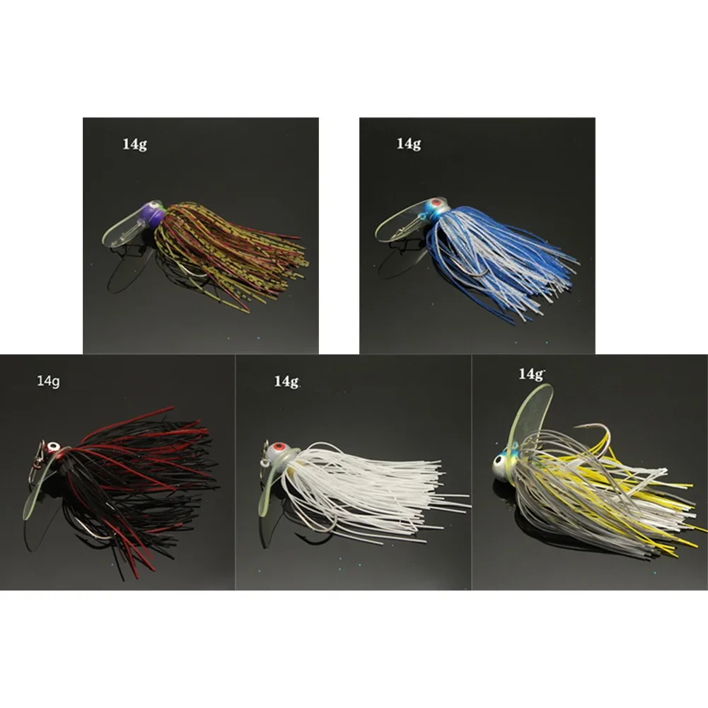 1pc Jig Fishing Lures Pesca Artificial Bait14g Silicone Bass Jig Skirts Buzzbait Bait Wobbler Rubber Skirt For Pike Walleye
1pc Jig Fishing Lures Pesca Artificial Bait14g Silicone Bass Jig Skirts Buzzbait Bait Wobbler Rubber Skirt For Pike Walleye