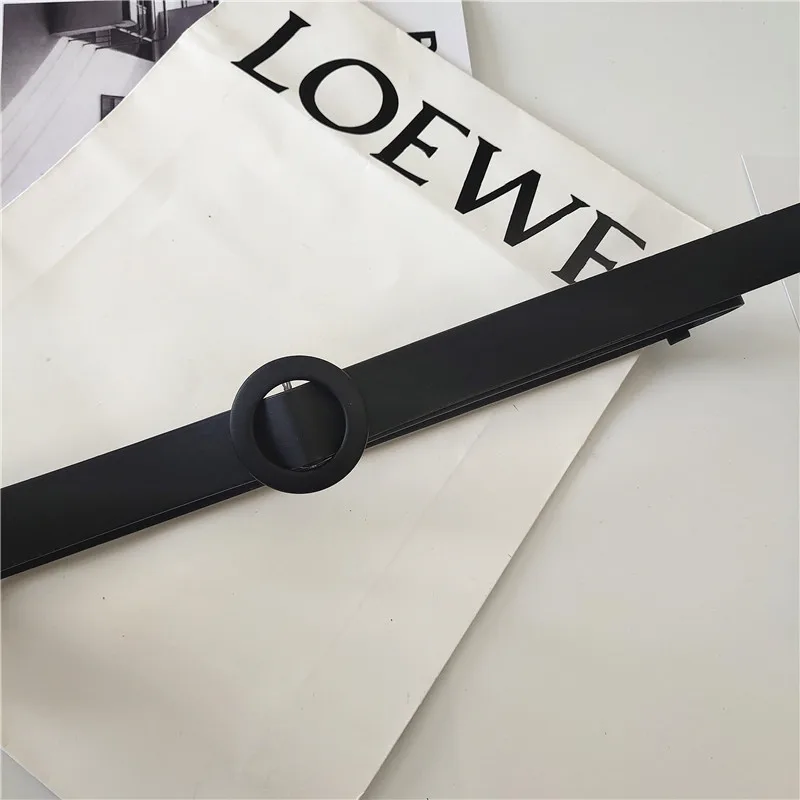 Leather Non-Hole round Buckle Fashion Artistic Simple Solid Color Women's Thin Belt Trendy Fashion Belt Casual Belt 
Leather Non-Hole round Buckle Fashion Artistic Simple Solid Color Women's Thin Belt Trendy Fashion Belt Casual Belt
