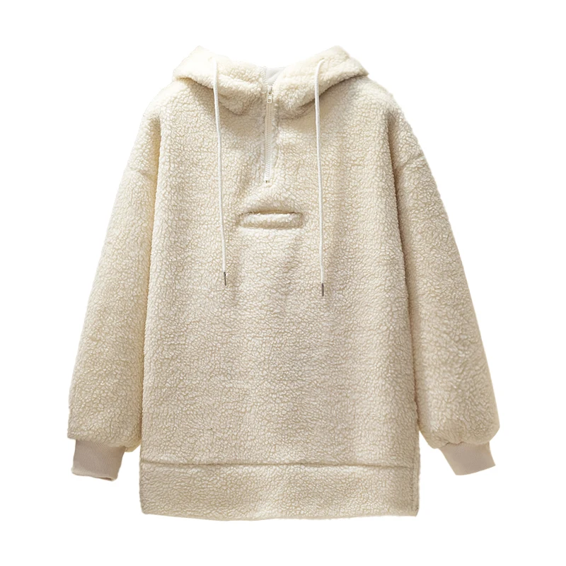 PERHAPS U Red Beige Brown Hooded Pocket Loose Hoodies Loose Pullover Solid Fleece Faux Fur Lambwool H0112
PERHAPS U Red Beige Brown Hooded Pocket Loose Hoodies Loose Pullover Solid Fleece Faux Fur Lambwool H0112