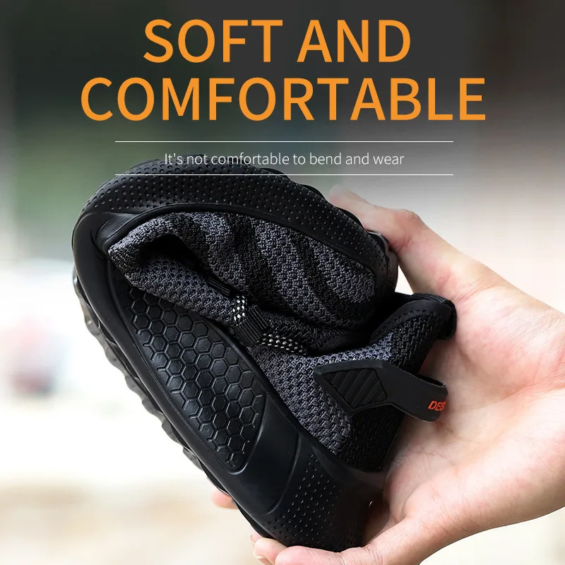 Safety Shoes Toe Cap Lightweight Breathable Construction Shoes for Men Hike Sneakers Work Boots
Safety Shoes Toe Cap Lightweight Breathable Construction Shoes for Men Hike Sneakers Work Boots