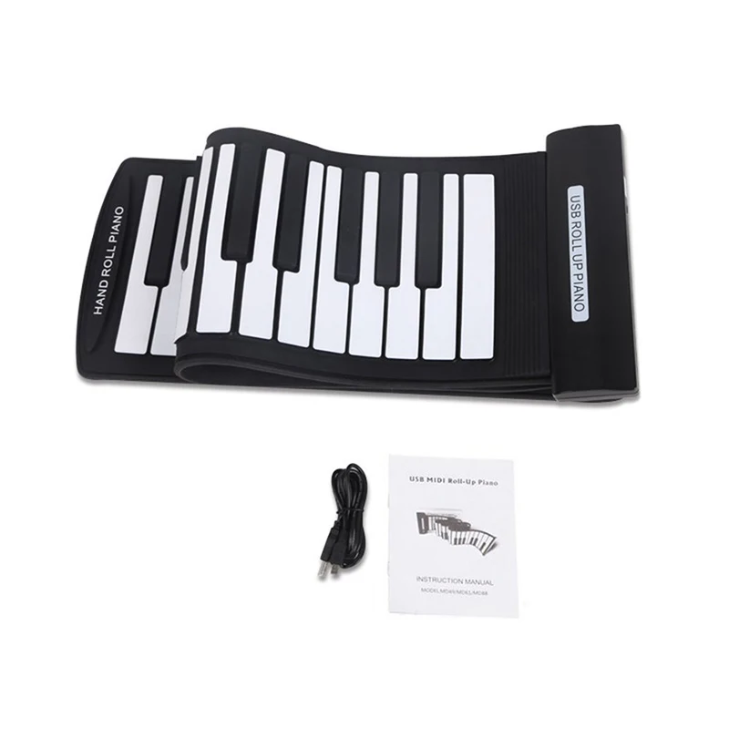 Portable 61 Keys Flexible Roll-Up Piano USB MIDI Electronic Keyboard Hand Roll Piano
Portable 61 Keys Flexible Roll-Up Piano USB MIDI Electronic Keyboard Hand Roll Piano