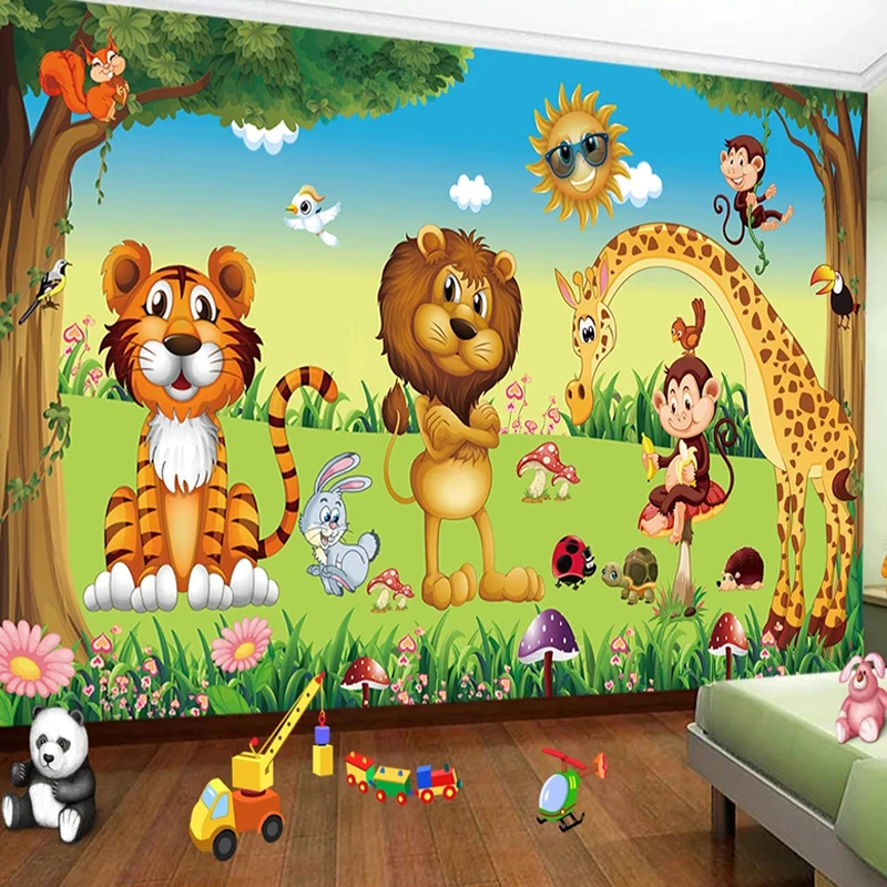 Custom Self-Adhesive Waterproof Mural Wallpaper 3D Animal Forest Children's Room Background Home Decor Kids Eco-Friendly Sticker
Custom Self-Adhesive Waterproof Mural Wallpaper 3D Animal Forest Children's Room Background Home Decor Kids Eco-Friendly Sticker