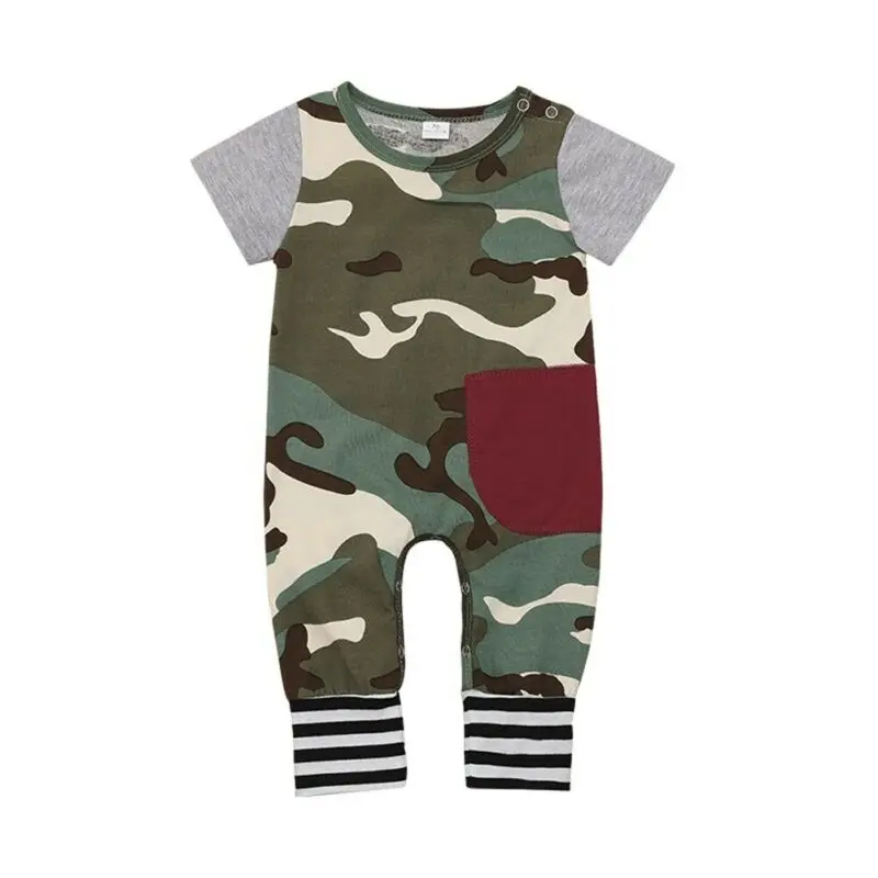 Newborn Infant Toddler Baby Boy Girl Short Sleeve Romper Jumpsuit Camouflage Playsuits Sunsuit Cotton Outfits Clothes 0-18M
Newborn Infant Toddler Baby Boy Girl Short Sleeve Romper Jumpsuit Camouflage Playsuits Sunsuit Cotton Outfits Clothes 0-18M
