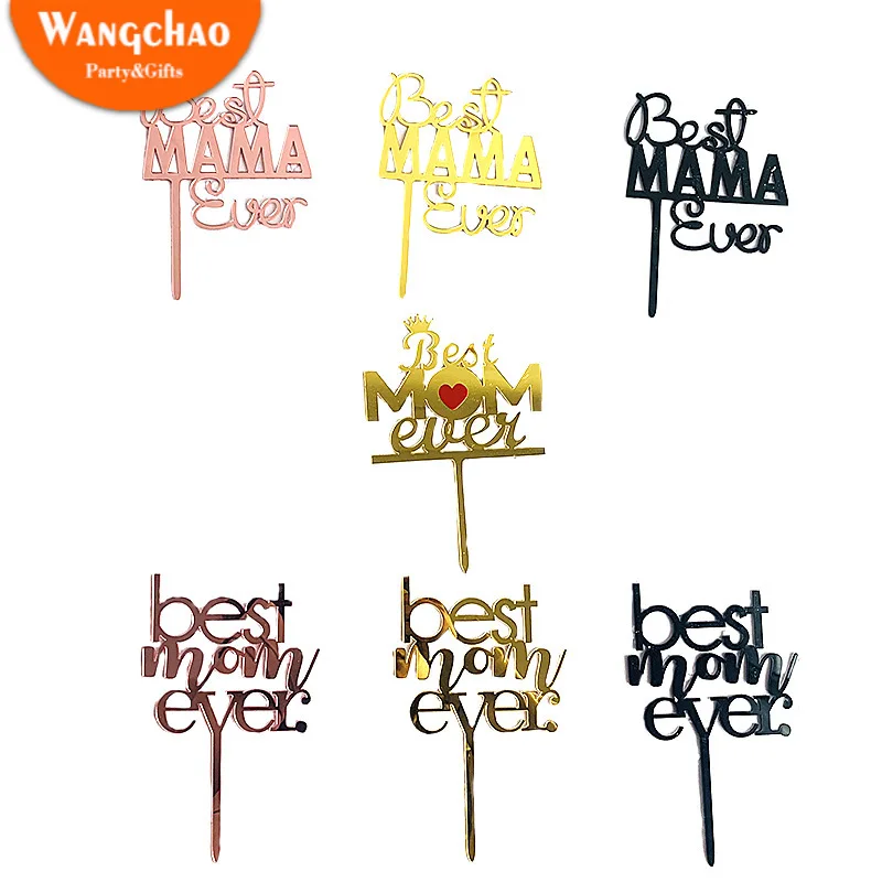 Best Mom Eve Crown Love Acrylic Cake Topper Mommy Cake Topper for Mother's Day Birthday Party Cake Decorations Party Favors
Best Mom Eve Crown Love Acrylic Cake Topper Mommy Cake Topper for Mother's Day Birthday Party Cake Decorations Party Favors