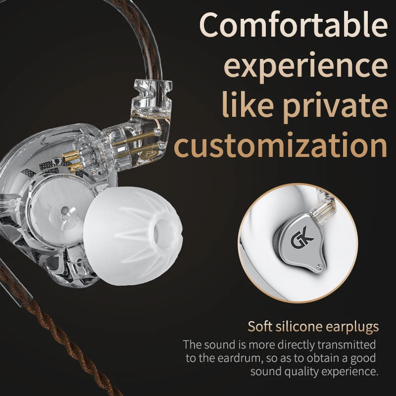 GK GS10 1DD+4BA 10 Units Hybrid In-Ear Headphones Bass HIFI Monitor Sport Detachable Wired Earphones Balanced Armature Headset 
GK GS10 1DD+4BA 10 Units Hybrid In-Ear Headphones Bass HIFI Monitor Sport Detachable Wired Earphones Balanced Armature Headset
