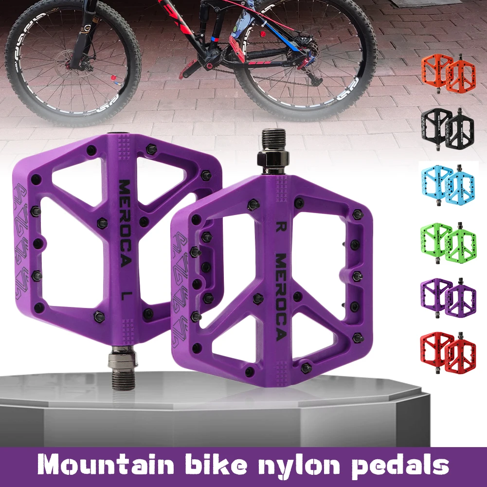 Mountain Road Bike Nylon Pedal Peilin Bearing Width-width Non-slip Xc Off-road Pedal Pedal Clip MTB Rainbow Free Shipping
Mountain Road Bike Nylon Pedal Peilin Bearing Width-width Non-slip Xc Off-road Pedal Pedal Clip MTB Rainbow Free Shipping